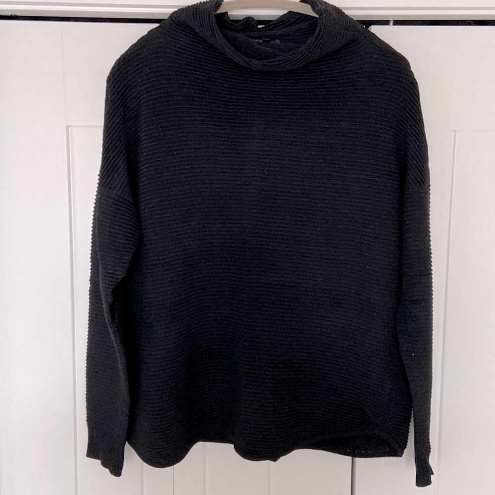 DYNAMITE Ribbed Cowl-neck Sweater | Size L - Picture 2 of 4